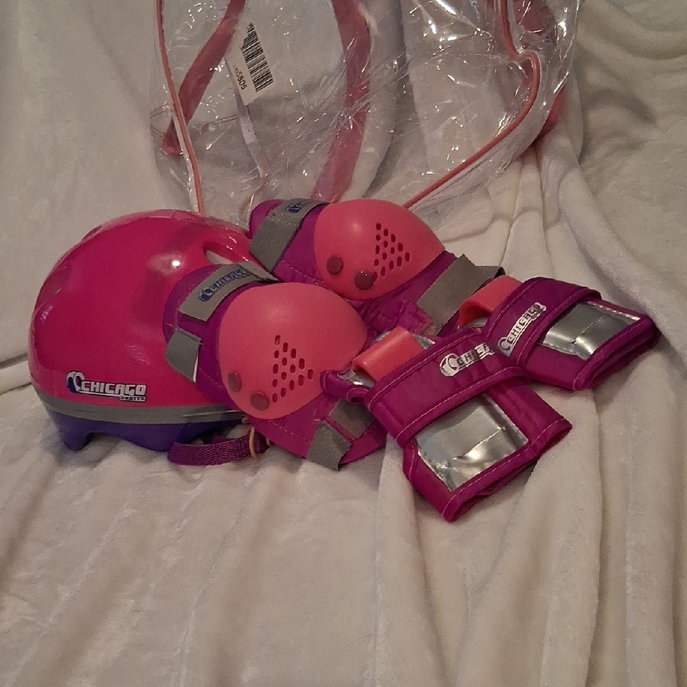 chic Kids Pink and Purple Protective Gear Set